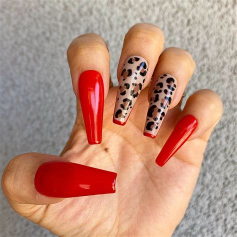 leopard print press on nails.